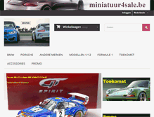 Tablet Screenshot of miniatuur4sale.be
